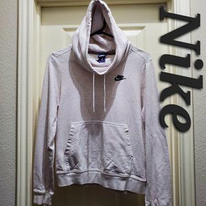 NIKE Women's Speckled Hand-Warmer Hoodie Sweatshirt, Size Medium